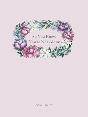 cover image of So You Know You're Not Alone